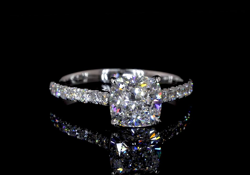 Clio Moissanite Engagement Ring