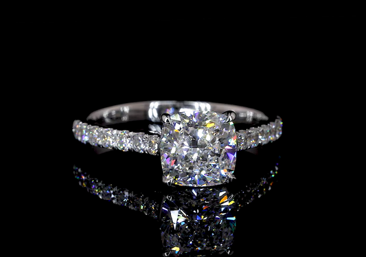 Clio Moissanite Engagement Ring