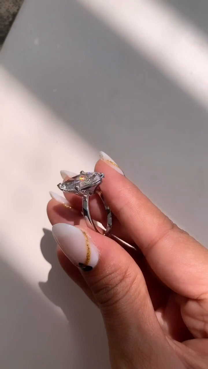 Dasha Marquise Solitaire Engagement Ring