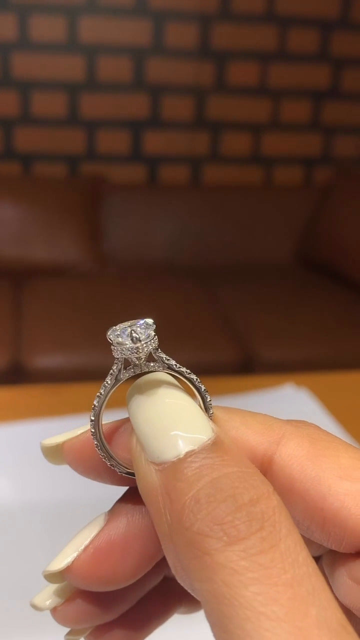 Devi Pear Engagement Ring