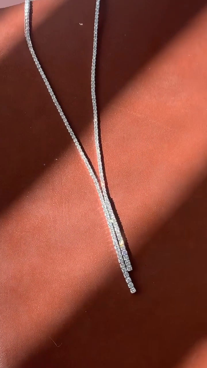 Moissanite Tennis Necklace