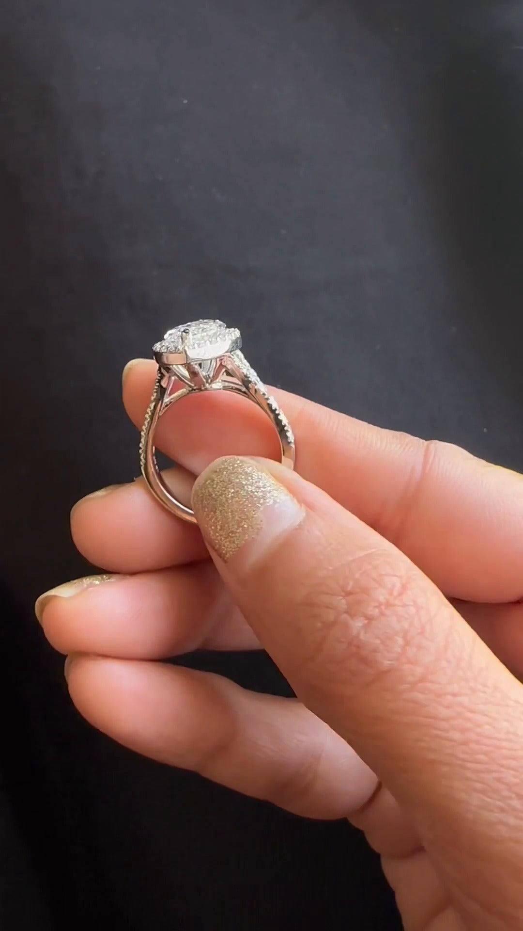 Halo Engagement Ring