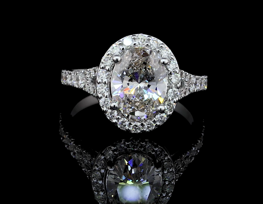 Moissanite Engagement Ring