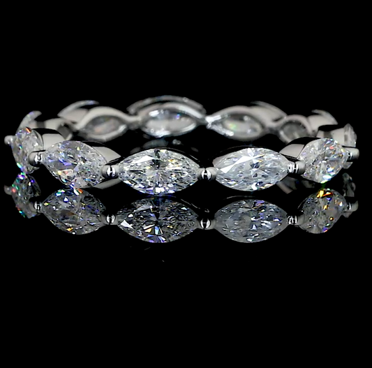 East West Marquise Eternity Band