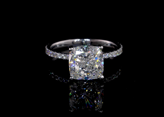 Moissanite Engagement Ring