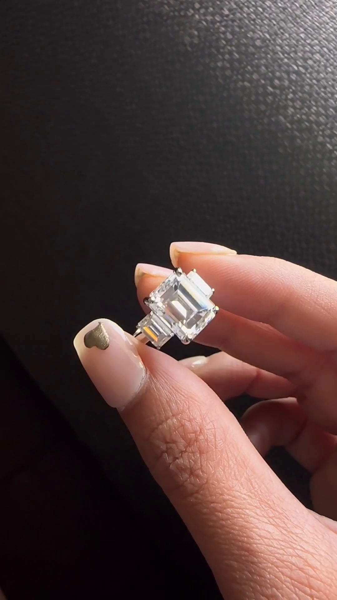Elspeth Emerald Engagement Ring