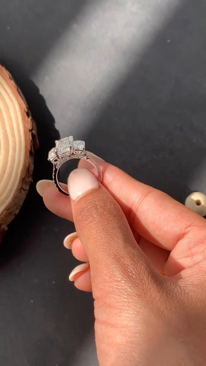 Emerald Engagement Ring