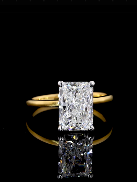 Moissanite Engagement Ring