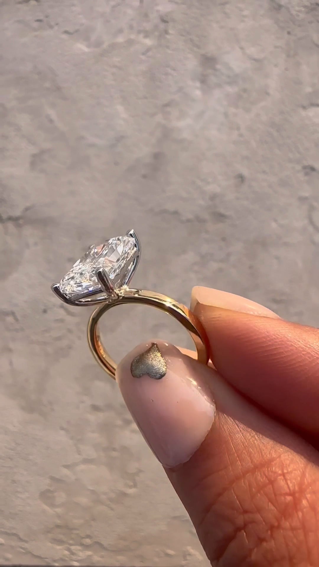 Radiant Engagement Ring