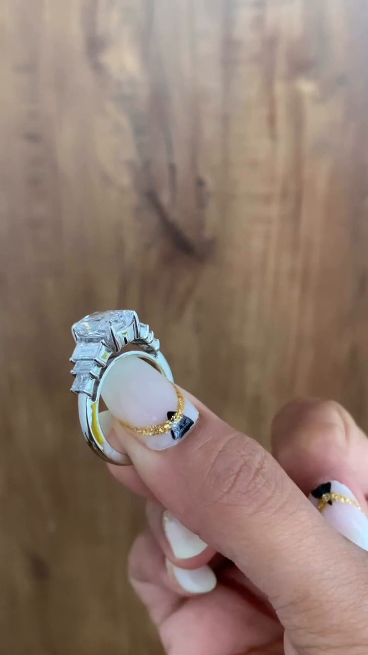 Fabiola Cushion Engagement Ring