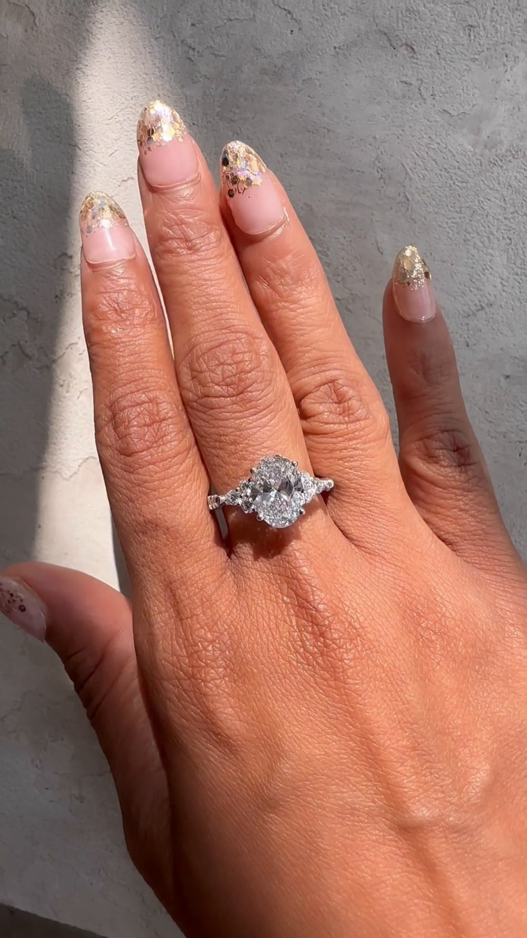 Three Stone Engagement Ring