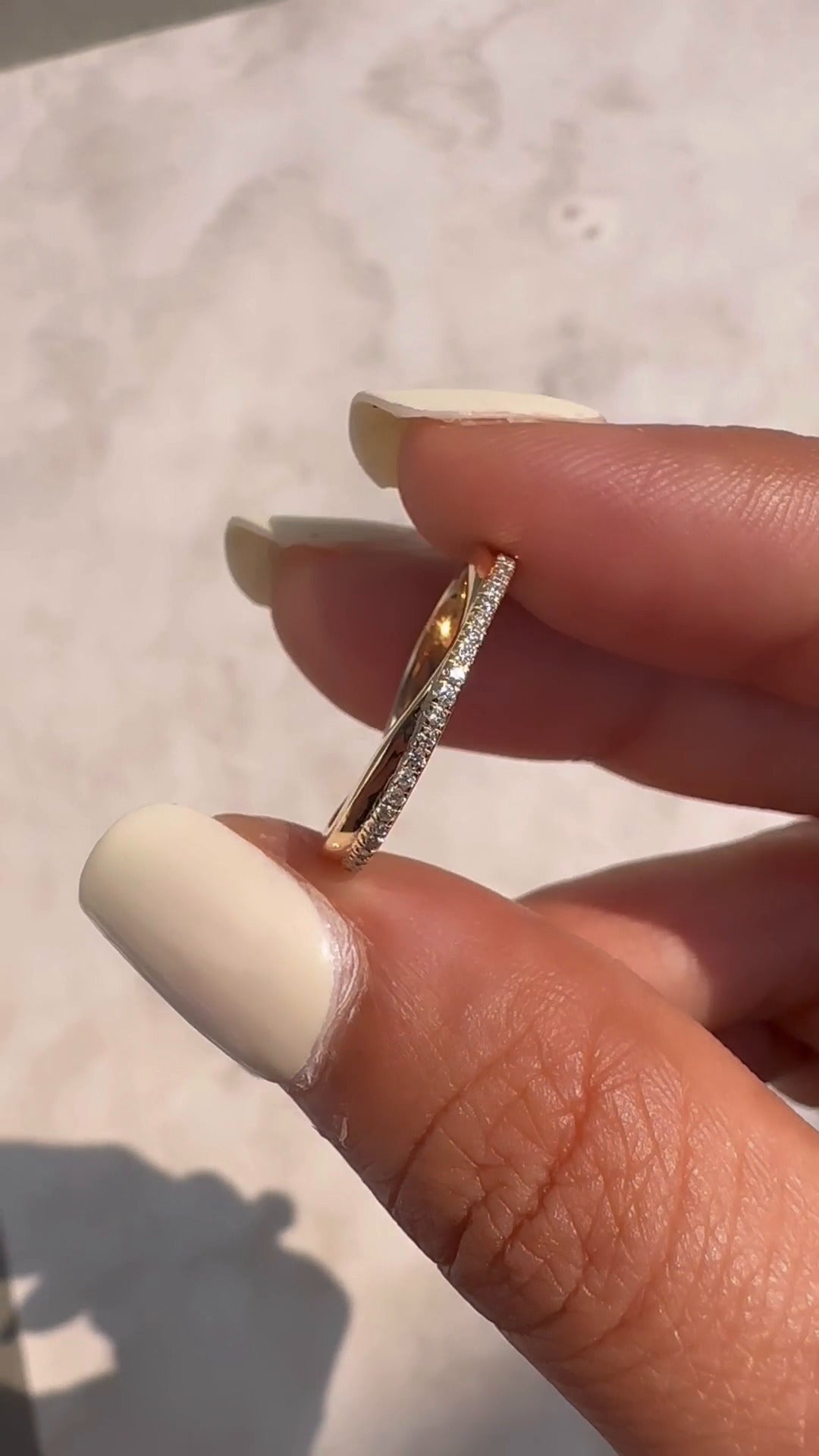 Glimmer Contour Ring