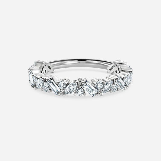 Cara Stackable Moissanite Wedding Ring