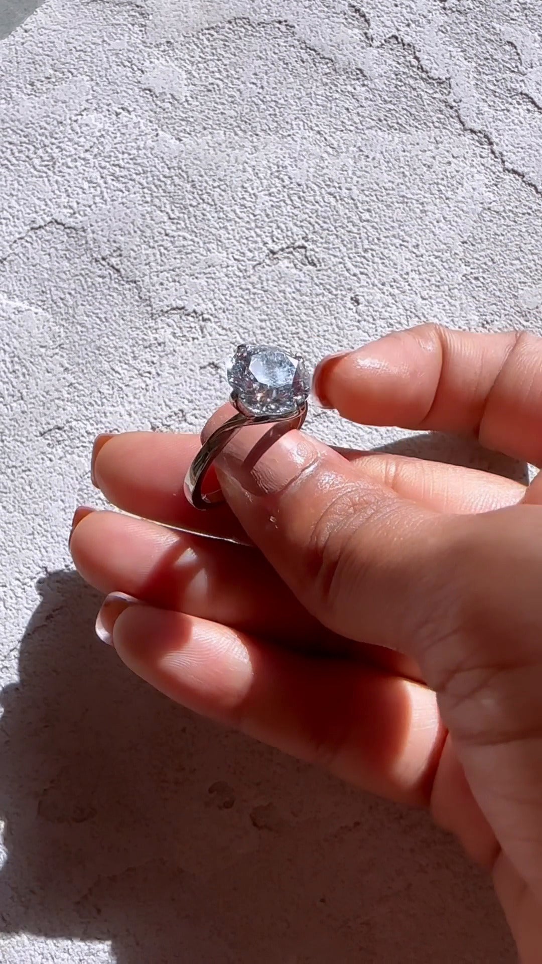 Moissanite Engagement Ring