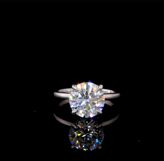 Moissanite Engagement Ring