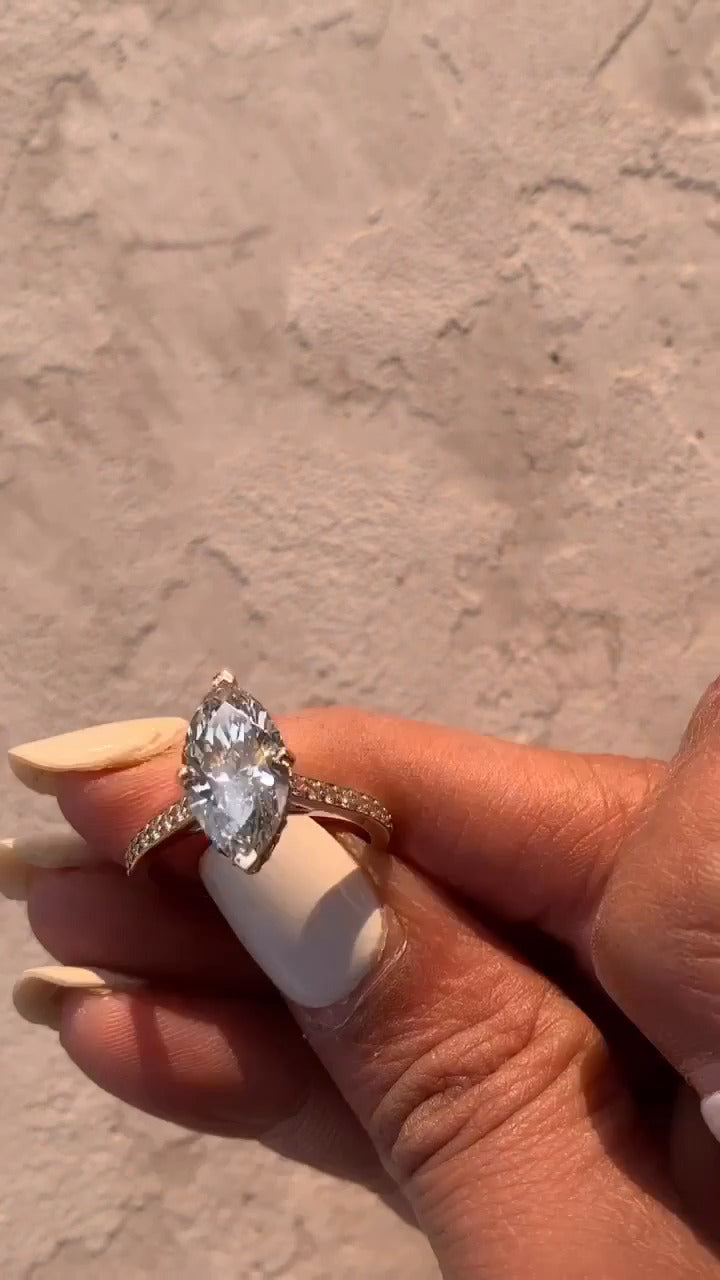 Marquise Diamond Ring