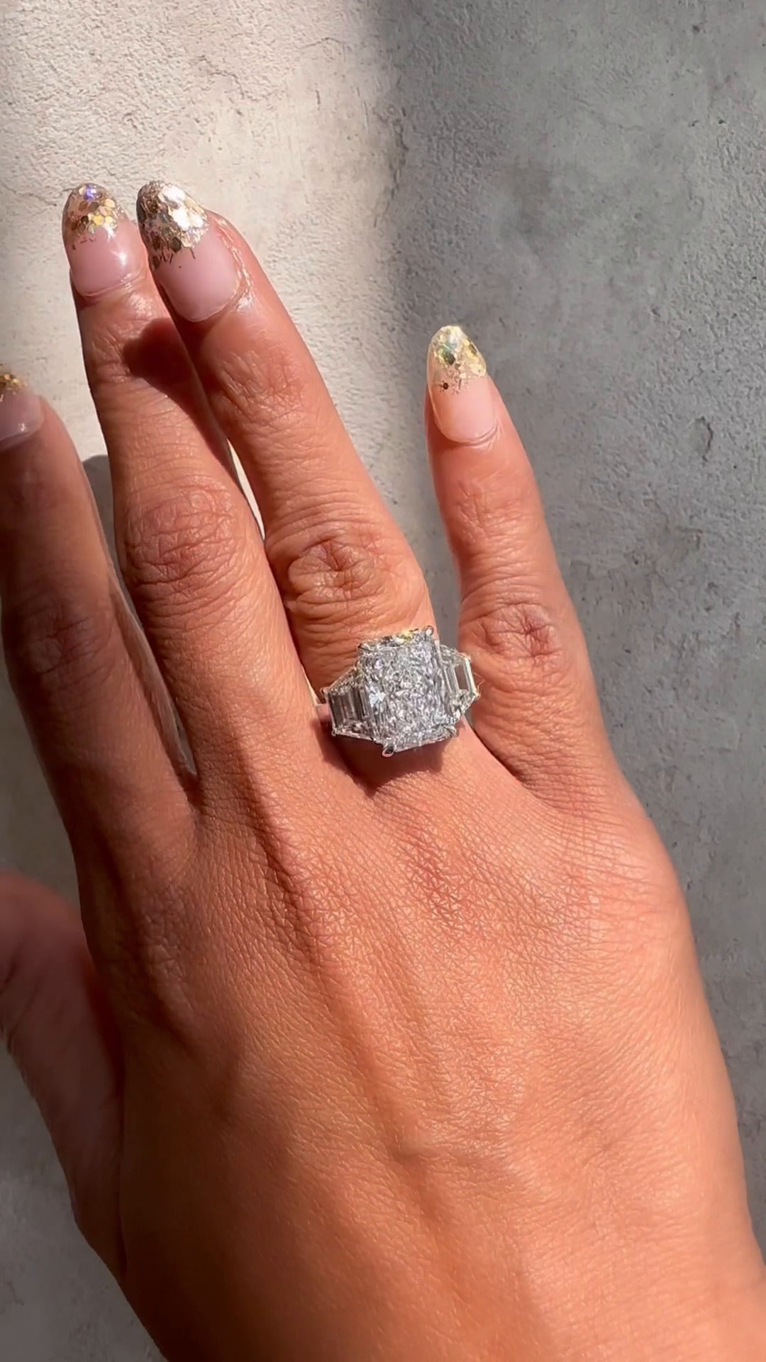 Moissanite Engagement Ring