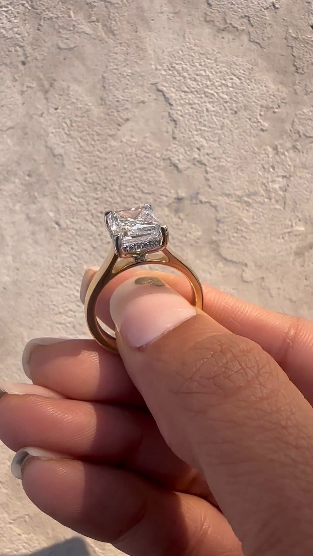 Moissanite Engagement Ring