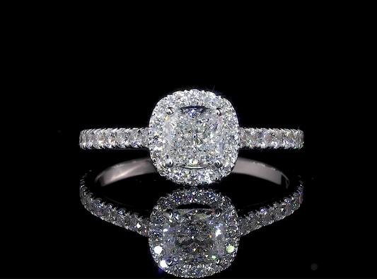 Moissanite Engagement Ring