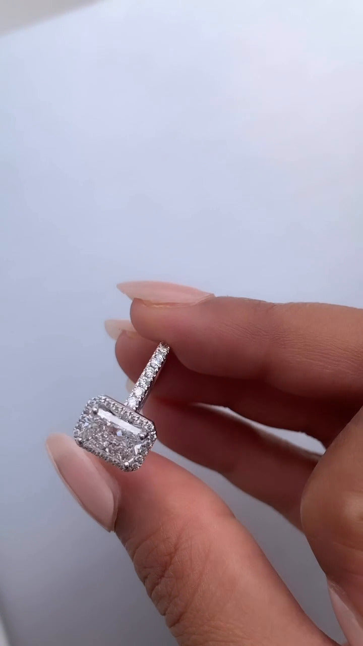 Halo Engagement Ring