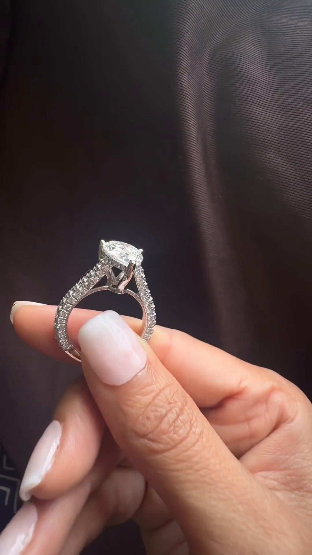 Moissanite Diamond Ring