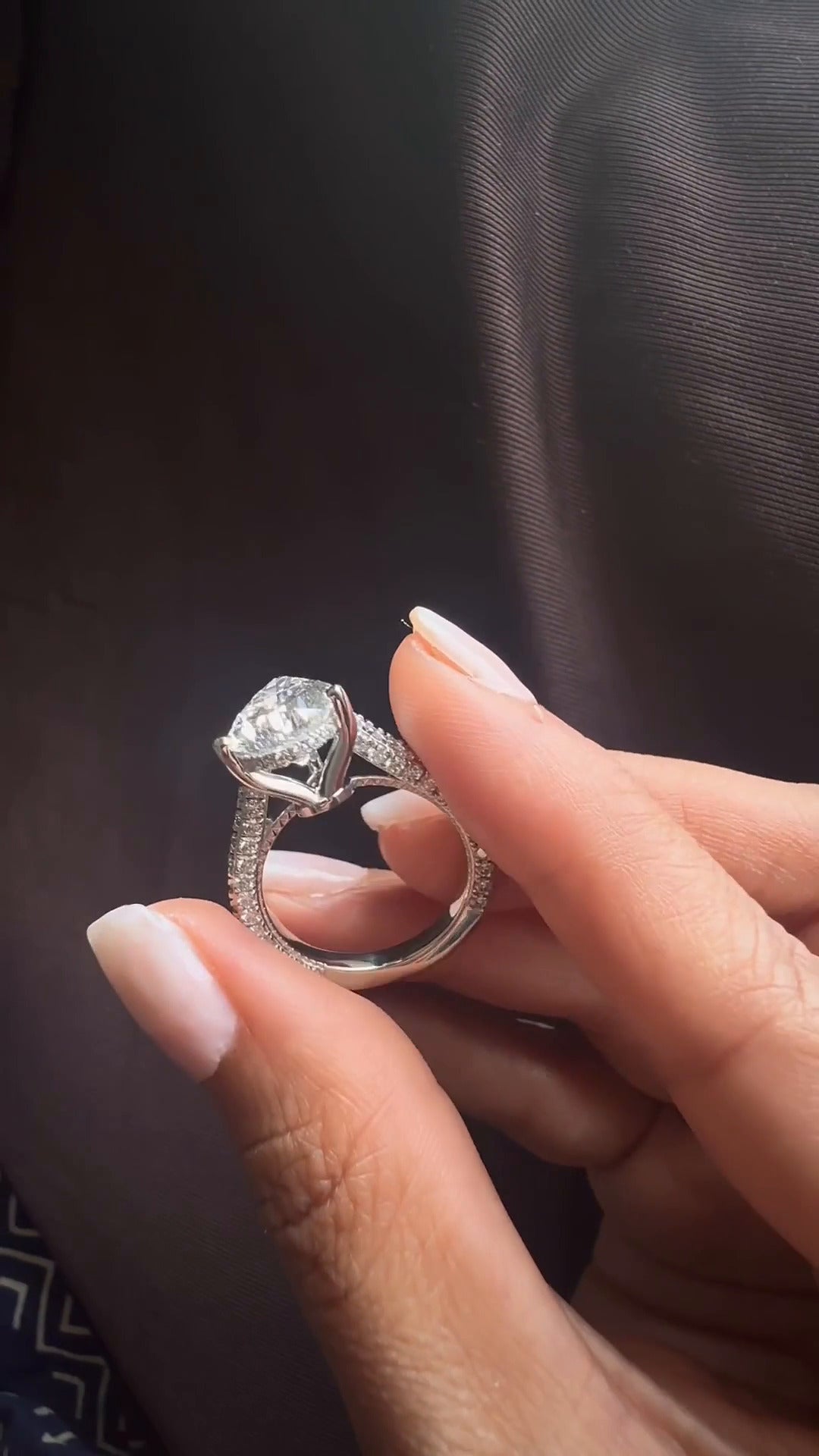 Kalaya Pear Diamond Ring