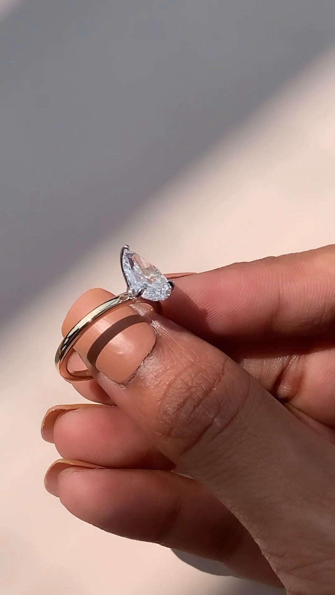Kalista Pear Engagement Ring