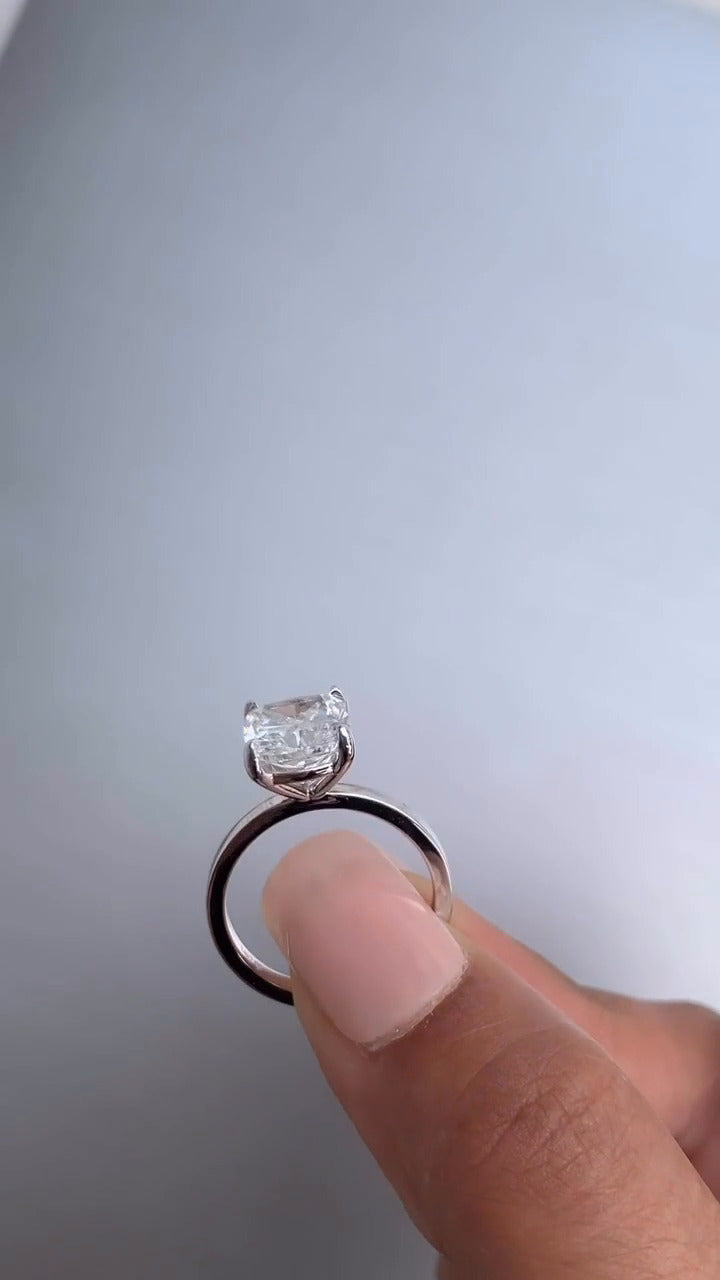 Moissanite Engagement Ring