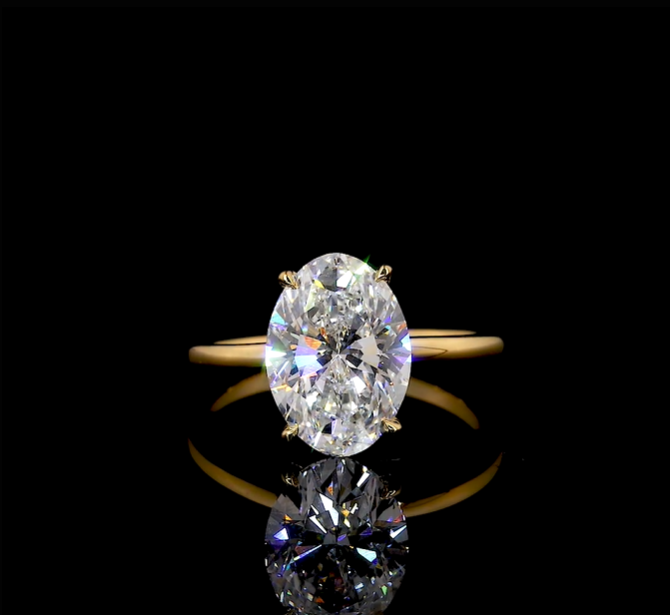 Katherine Oval Engagement Ring
