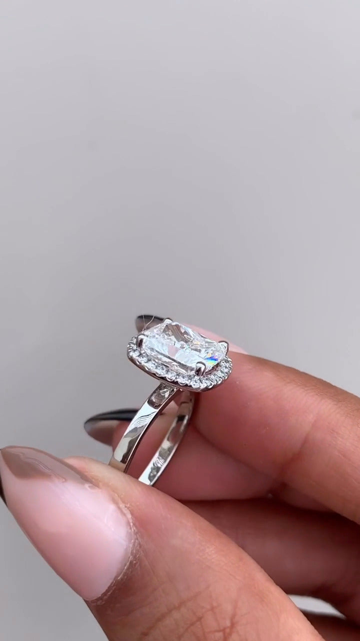 Halo Engagement Ring