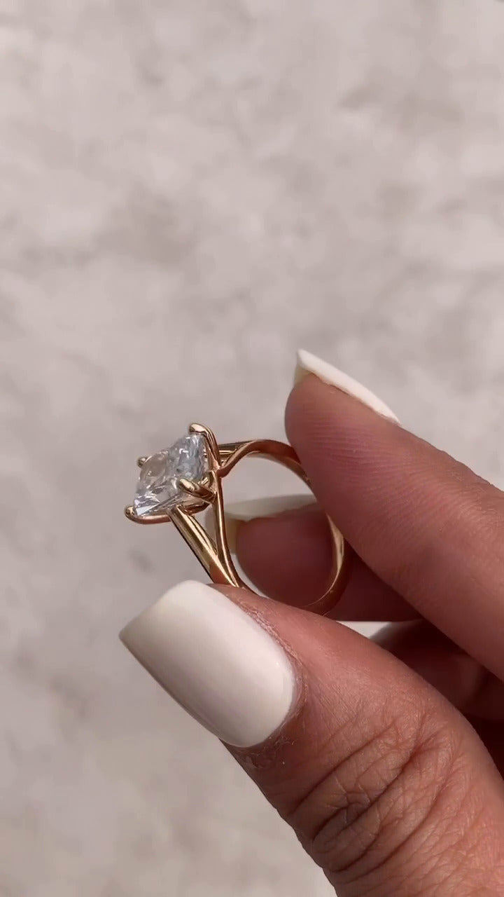 Radiant Solitaire Ring
