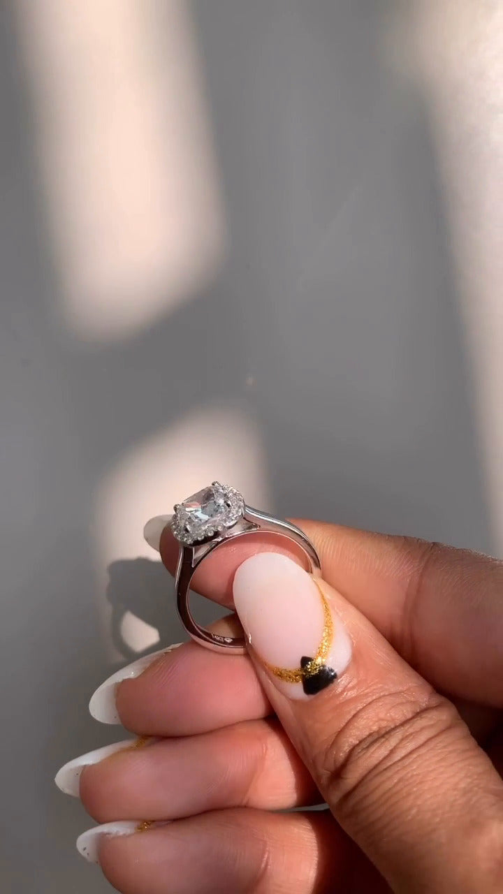 Louisa Cushion Engagement Ring
