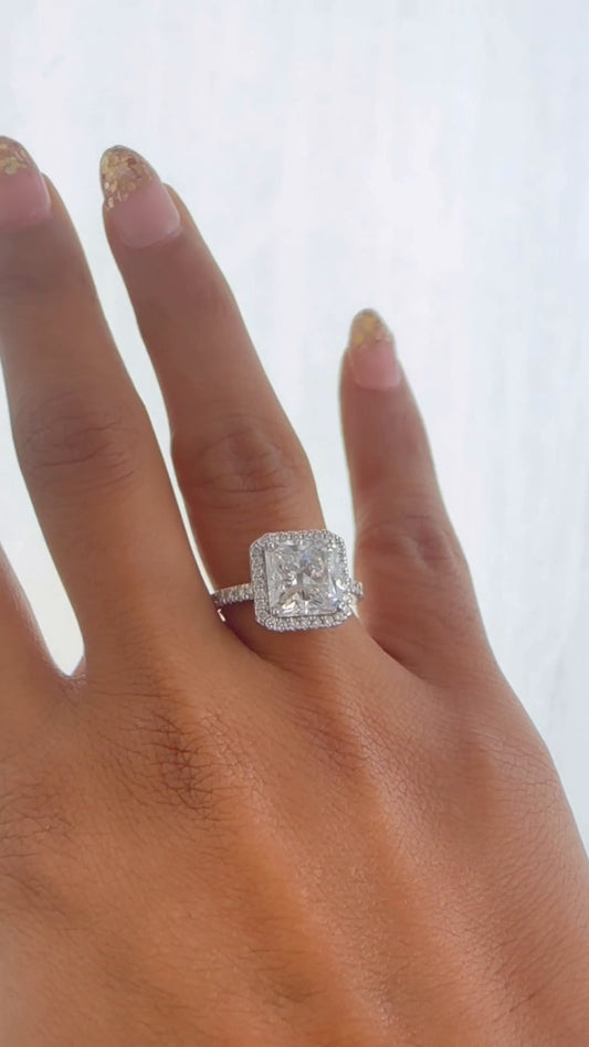 Halo Engagement Ring
