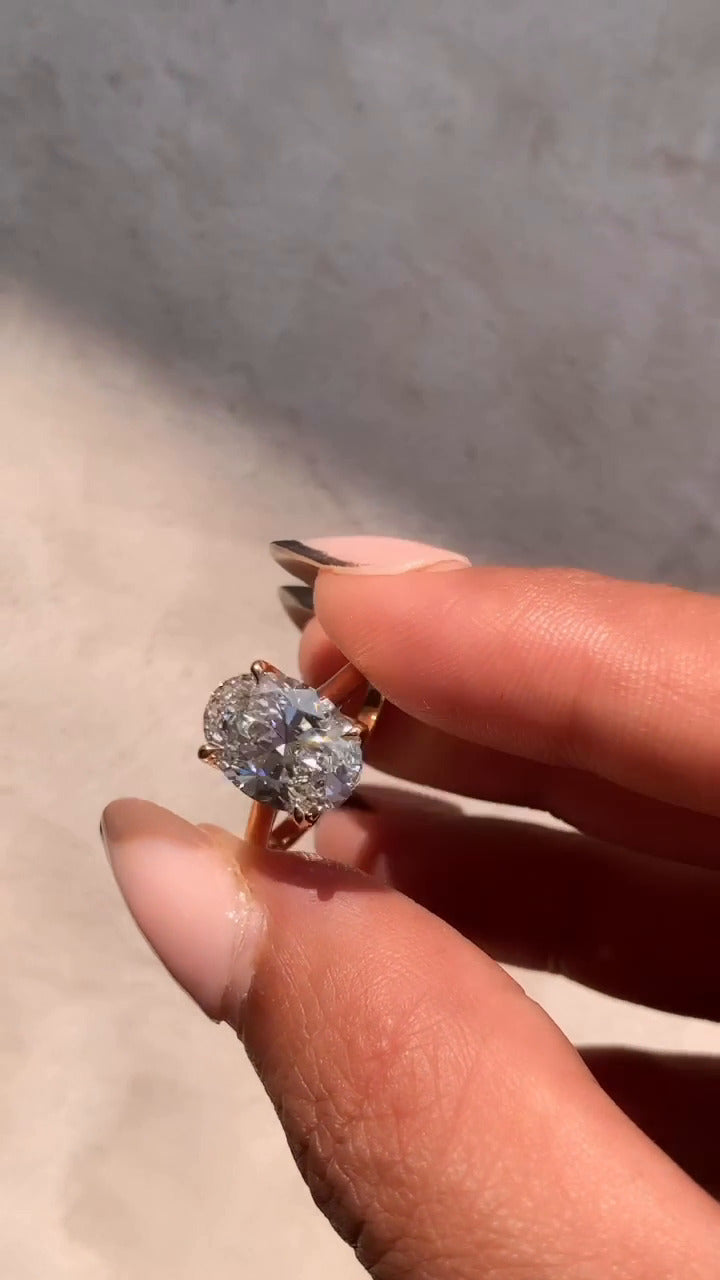 New Oval Engagement Ring