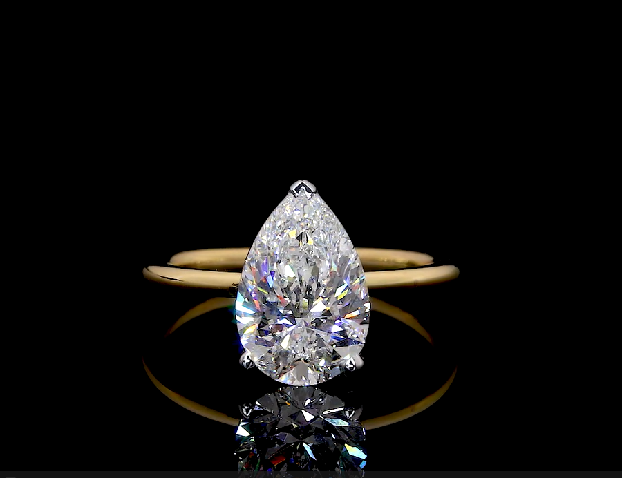 Moissanite Engagement Ring