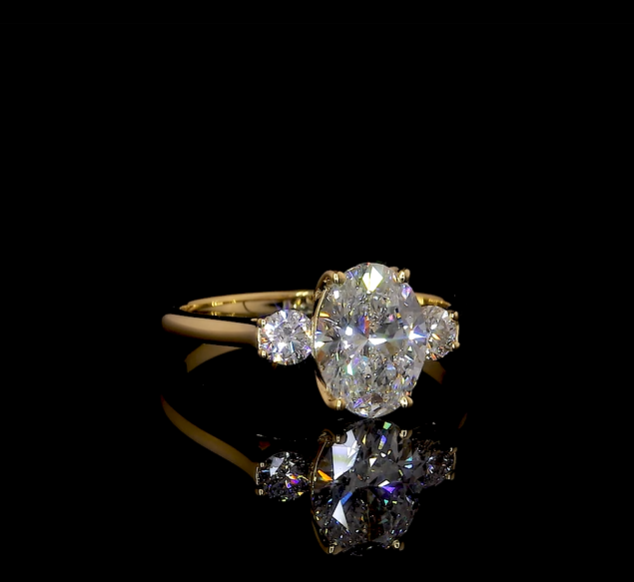 Moissanite Engagement Ring