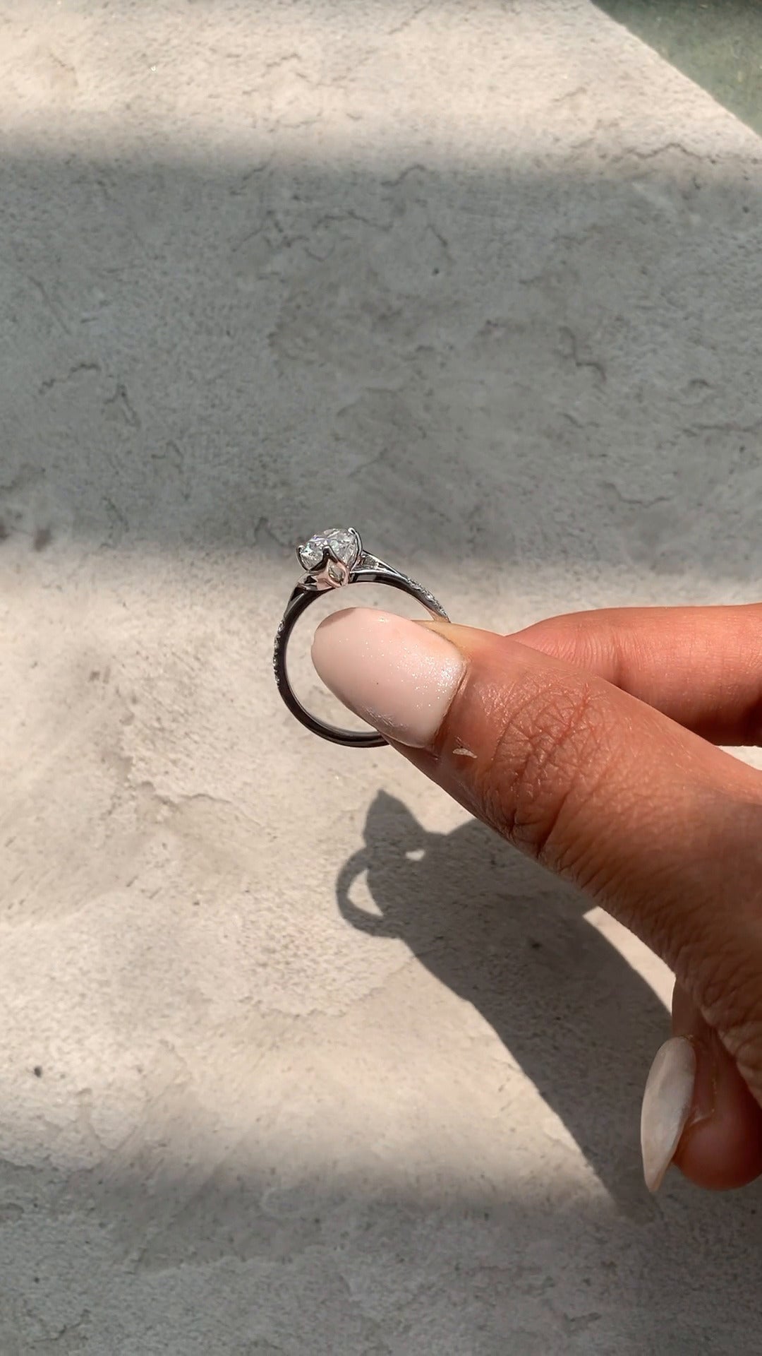 Oval Diamond Engagement Ring