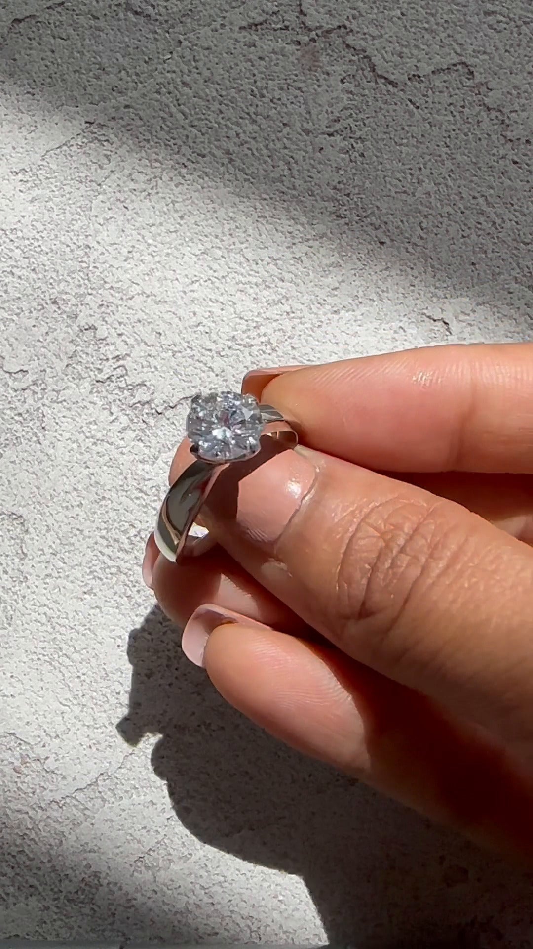 Moissanite Engagement Ringa
