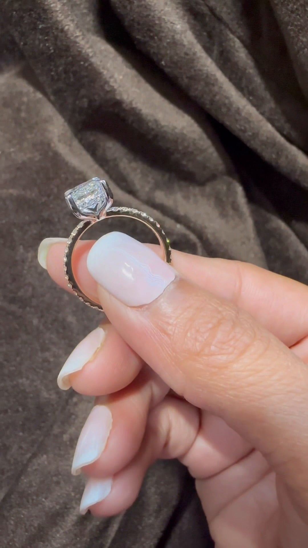 Norah Moissanite Engagement Ring