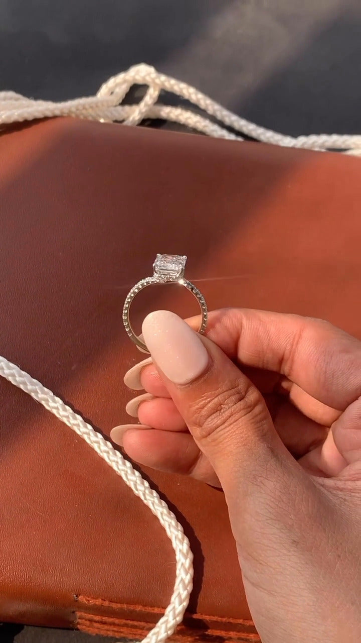 Moissanite Ring