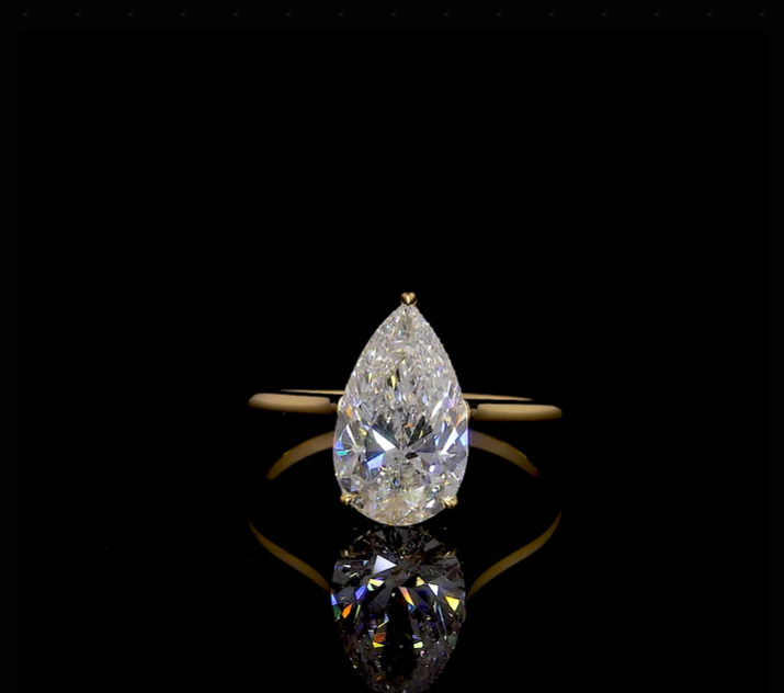 Moissanite Engagement Ring