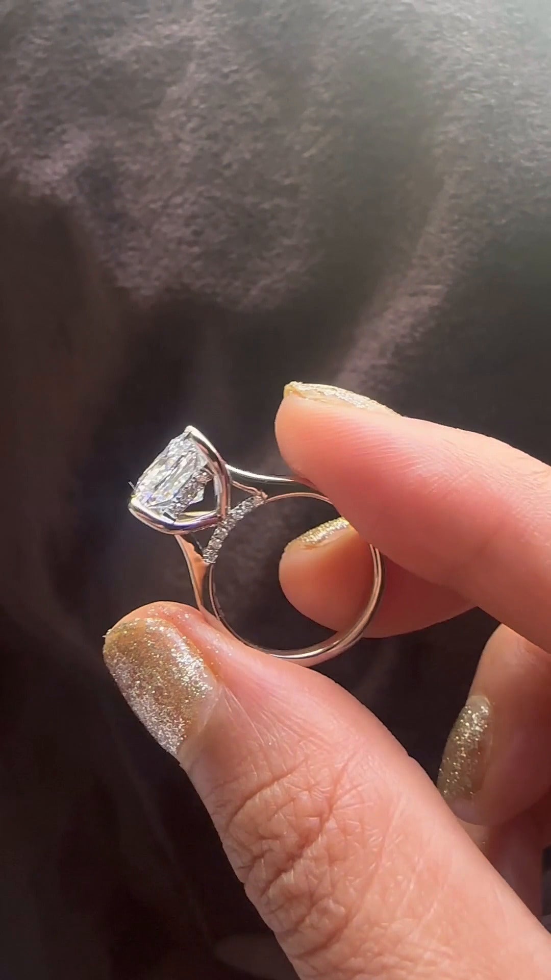 Pandora Moissanite Engagement Ring
