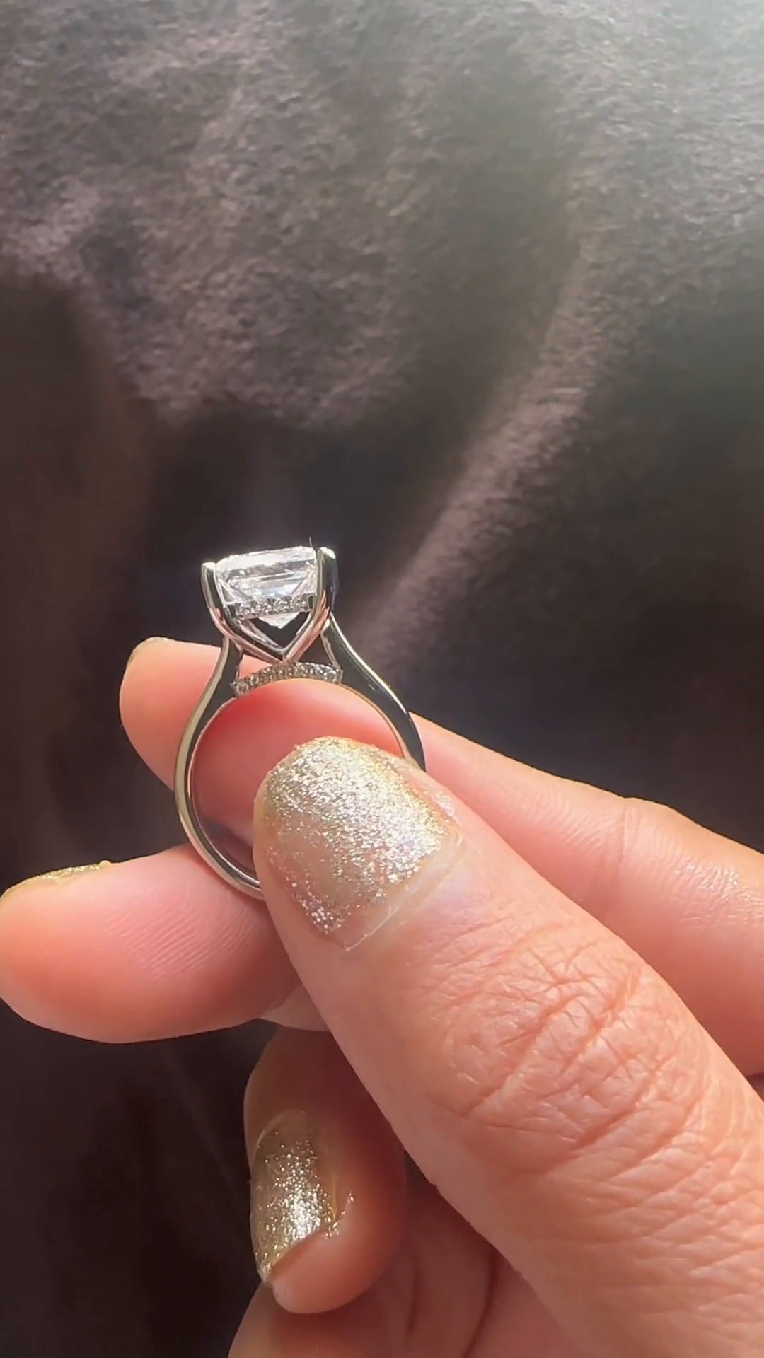 Pandora Moissanite Engagement Ring