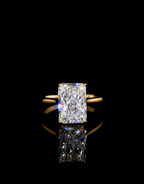 Moissanite Engagement Ring