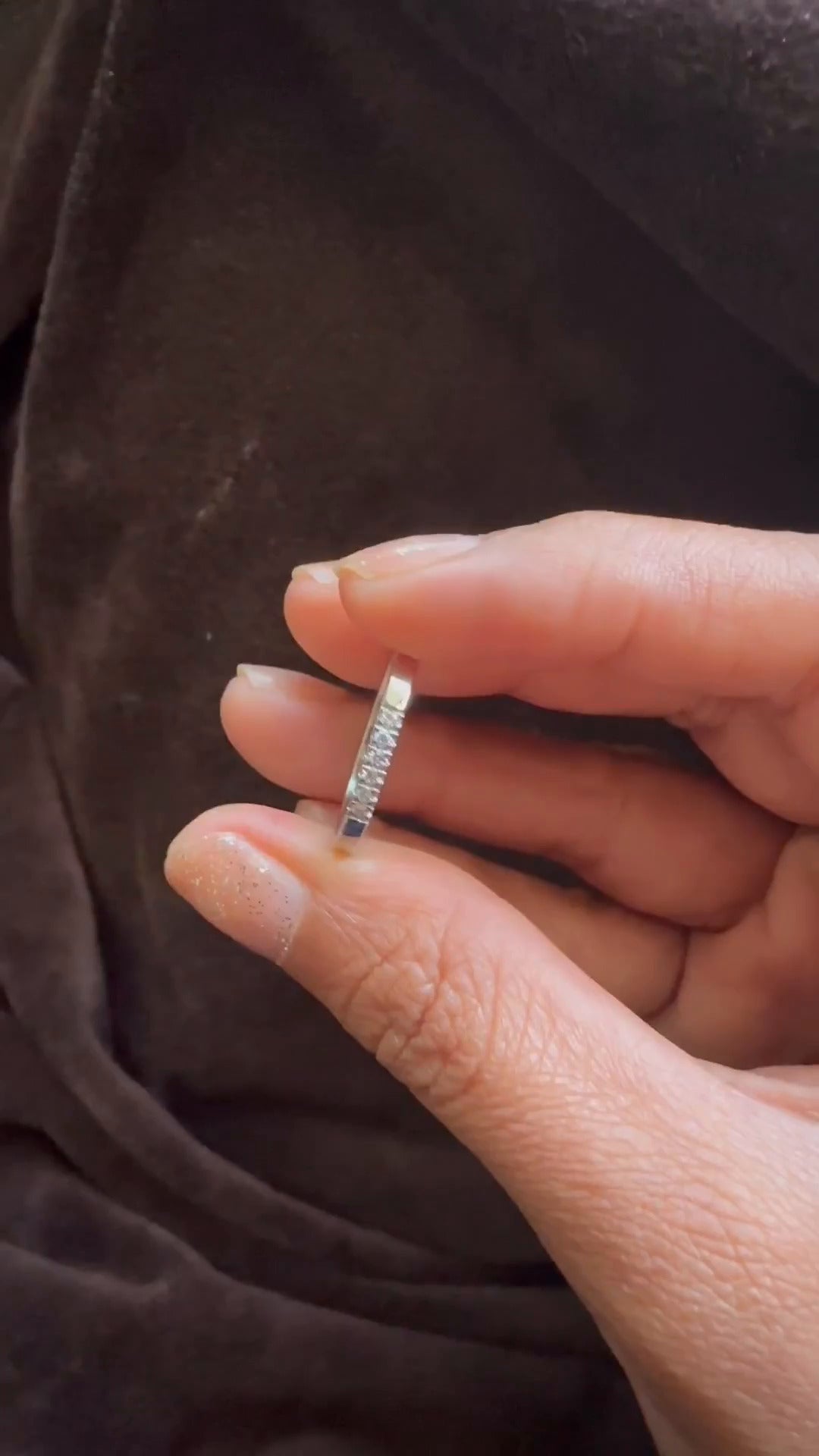 Round Moissanite Ring