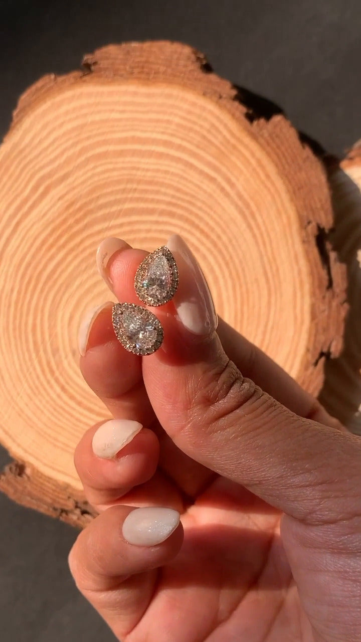 Pear Earrings