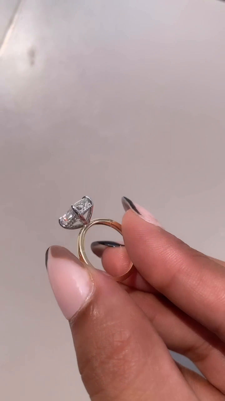 Moissanite Engagement Ring