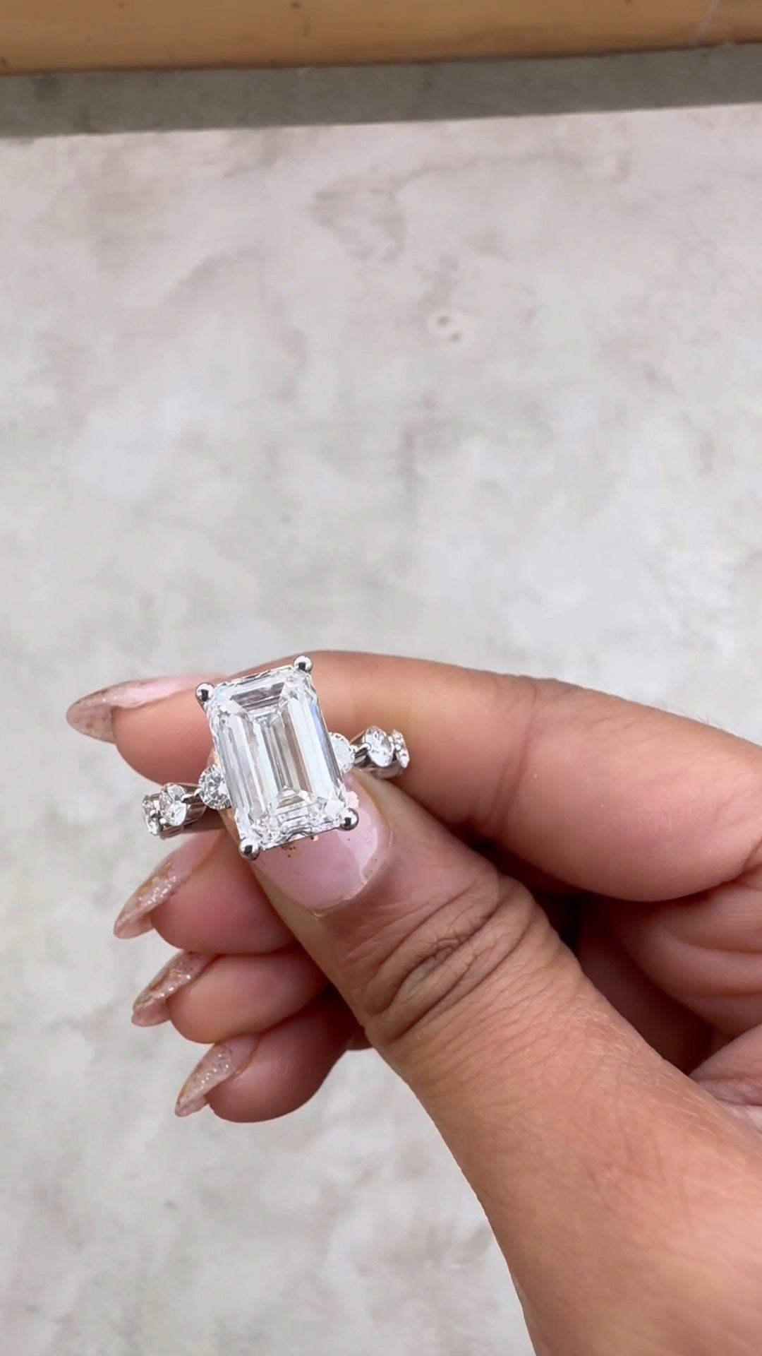 Moissanite Engagement Ring