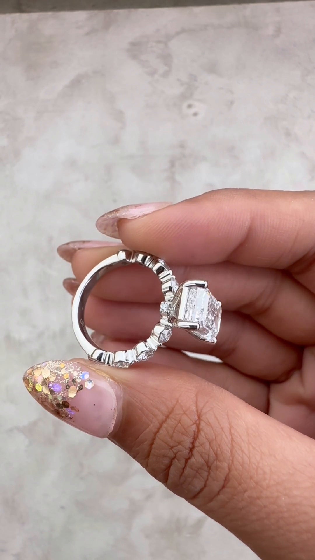 Philippa Emerald Ring