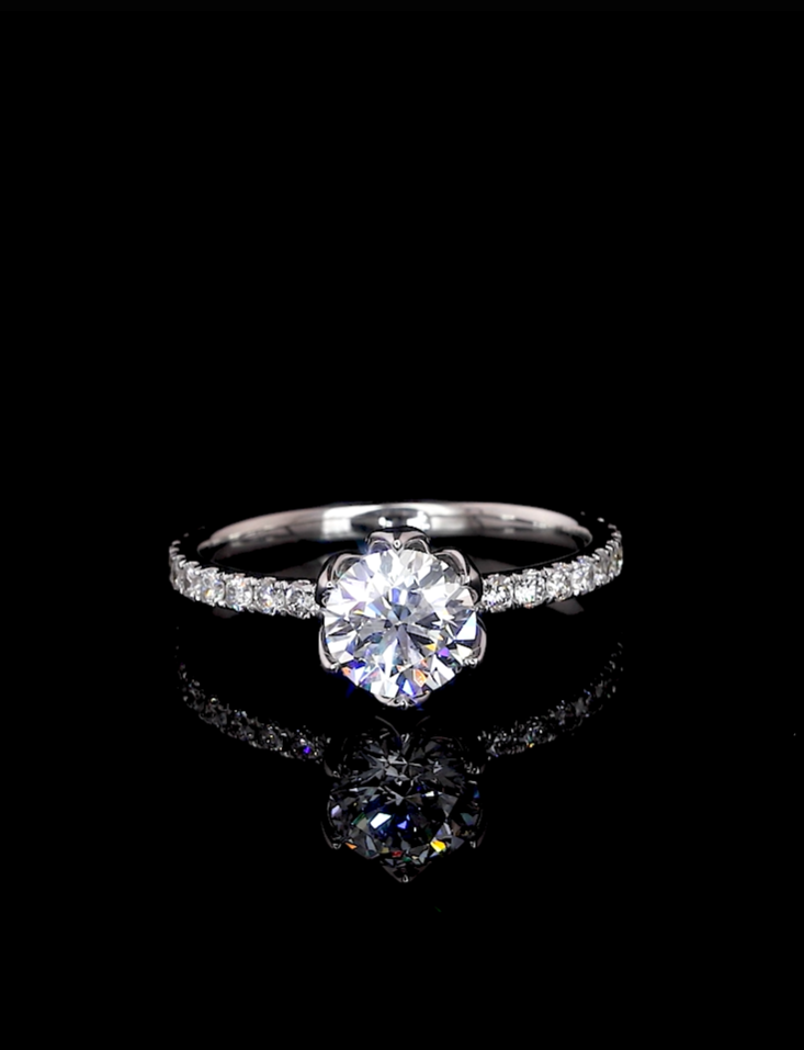 Philippa Round Unique Engagement Ring